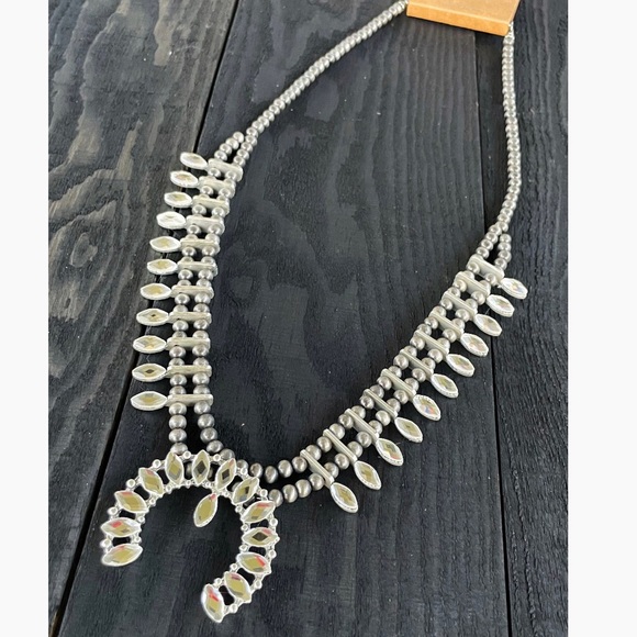 Jewelry Crystal Squash Blossom Necklace Poshmark